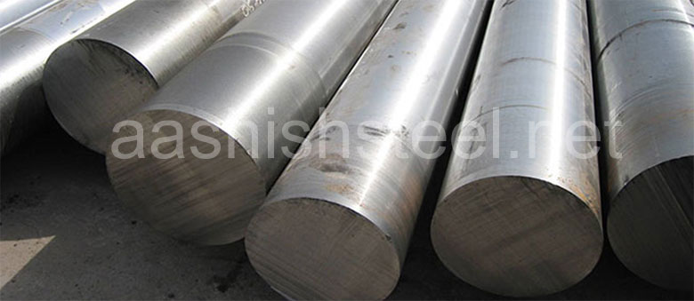 Original Photograph Of ASTM A182 F22 Alloy Steel Round Bars At Our Warehouse Mumbai, India