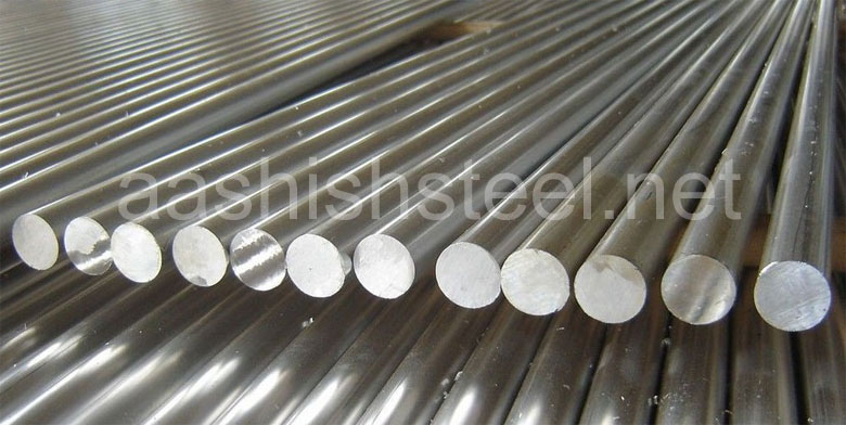 Original Photograph Of Stainless Steel 310 Round Bars At Our Warehouse Mumbai, India