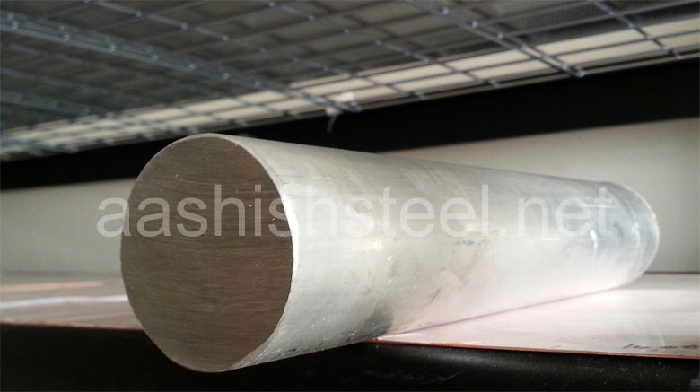 Original Photograph Of Stainless Steel 316Ti Round Bars At Our Warehouse Mumbai, India