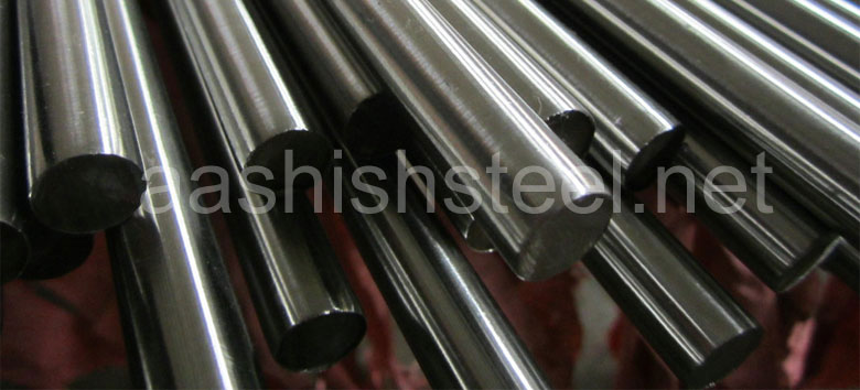 Original Photograph Of Stainless Steel 321 Round Bars At Our Warehouse Mumbai, India