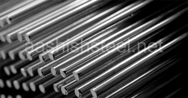 Original Photograph Of Stainless Steel 321H Round Bars At Our Warehouse Mumbai, India