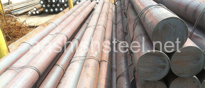 Original Photograph Of Stainless Steel 420 Round Bars At Our Warehouse Mumbai, India