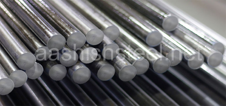 Original Photograph Of Stainless Steel 430F Round Bars At Our Warehouse Mumbai, India