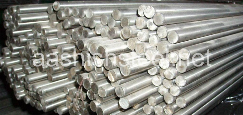 Original Photograph Of Stainless Steel 440C Round Bars At Our Warehouse Mumbai, India