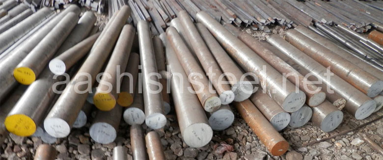 Original Photograph Of Duplex Steel Round Bars At Our Warehouse Mumbai, India