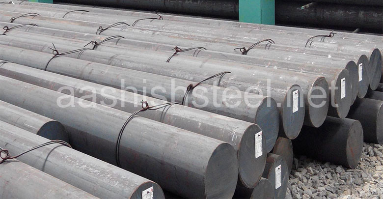 Original Photograph Of Hastelloy B2 Round Bars At Our Warehouse Mumbai, India