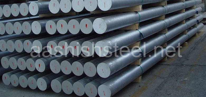 Original Photograph Of Hastelloy C22 Round Bars At Our Warehouse Mumbai, India