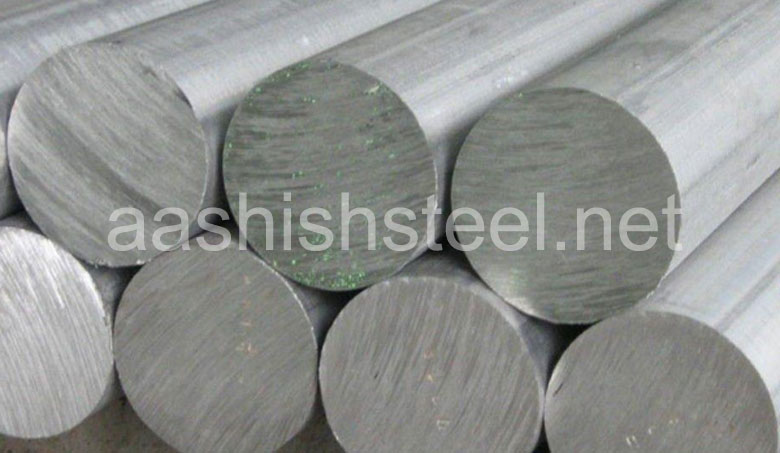 Original Photograph Of Stainless Steel 13-8 PH Round Bars At Our Warehouse Mumbai, India