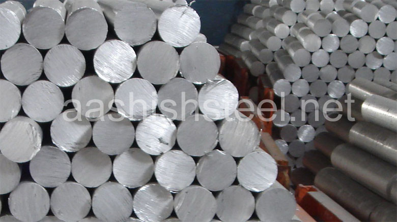 Original Photograph Of Stainless Steel 15-5 PH Round Bars At Our Warehouse Mumbai, India